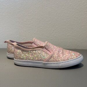 Cat & Jack Glittery Pink Kids Sneakers